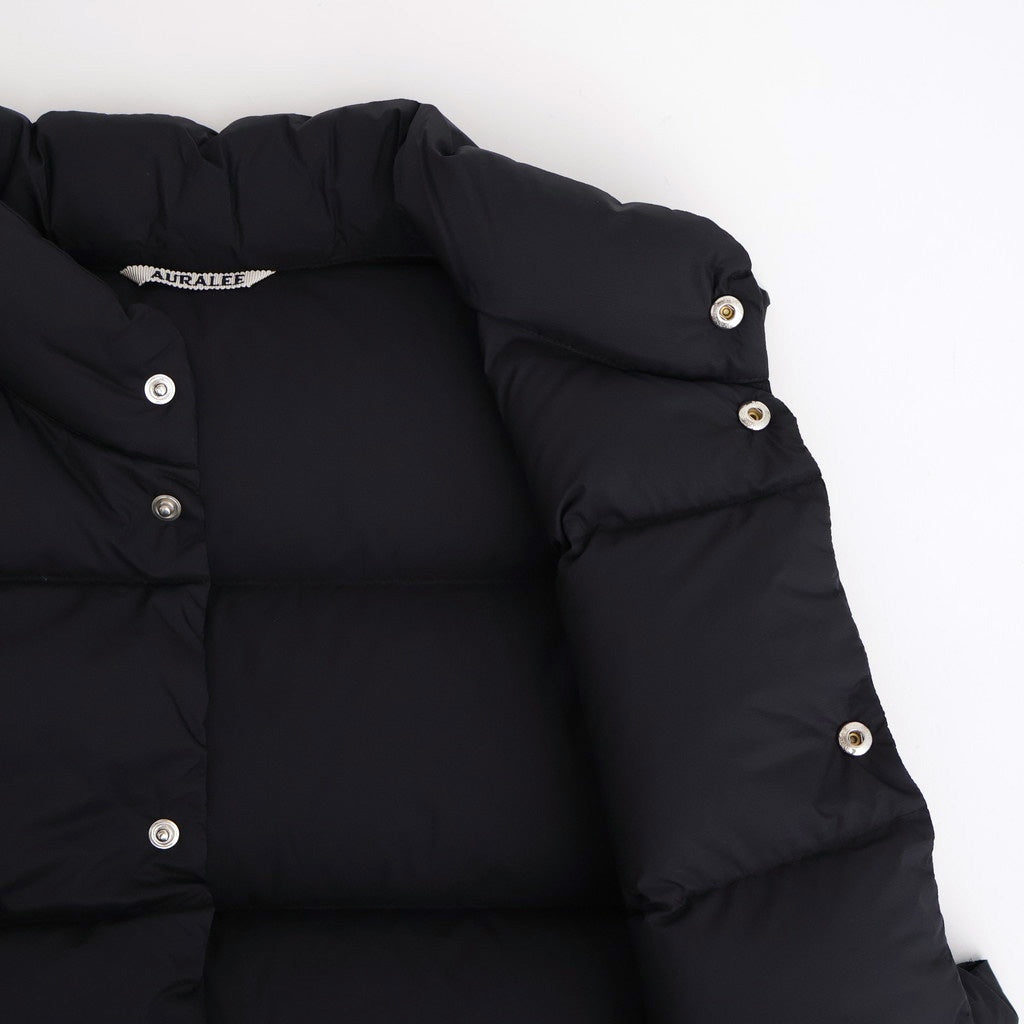 SUPER LIGHT NYLON RIPSTOP DOWN VEST #BLACK [A25AV02NL]