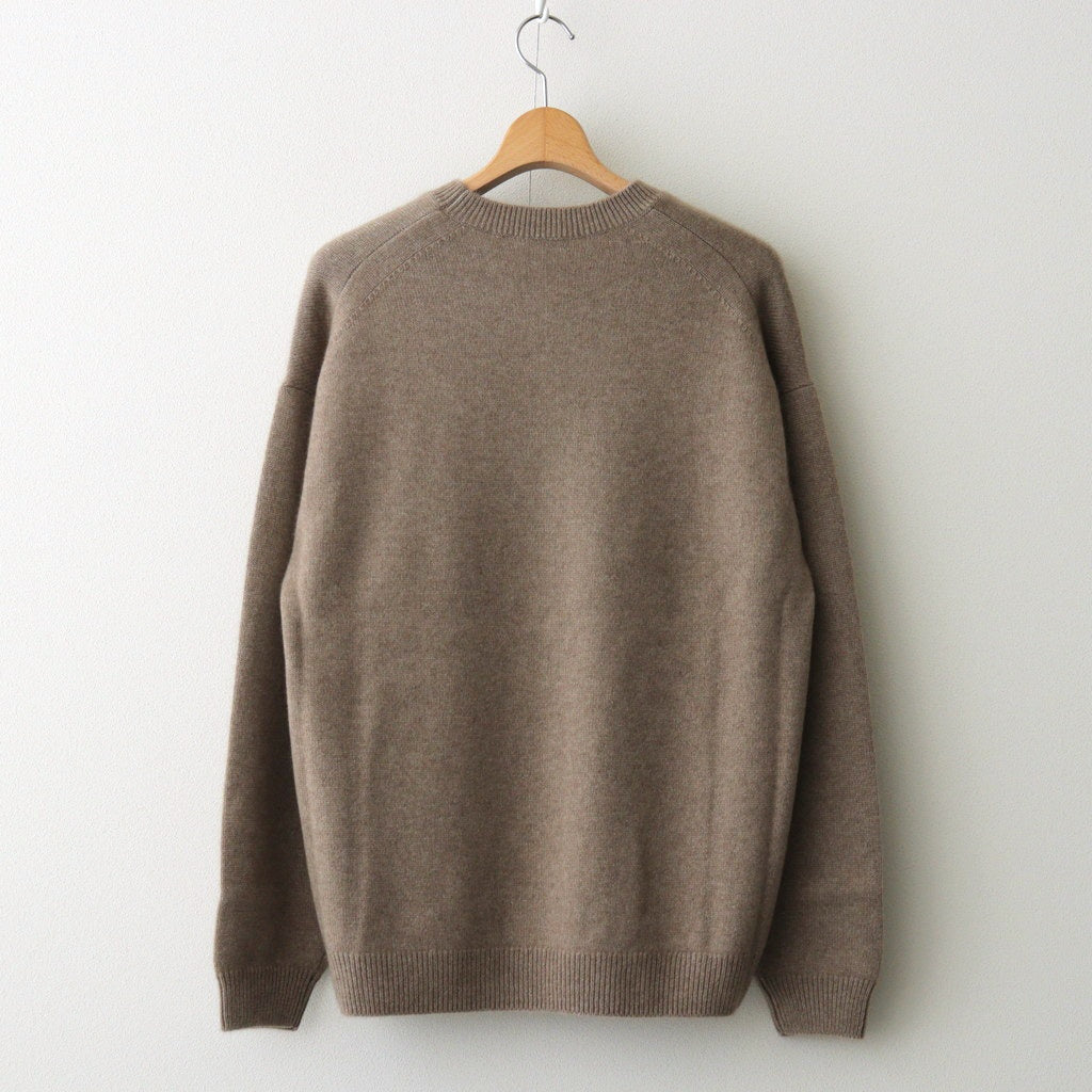BABY CASHMERE KNIT P/O #NATURAL BROWN [A25AP02BC]