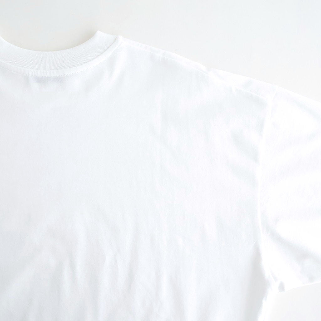 SUVIN 60/2 WIDE SLEEVE T-SHIRT #WHITE [KKAGLM0016]