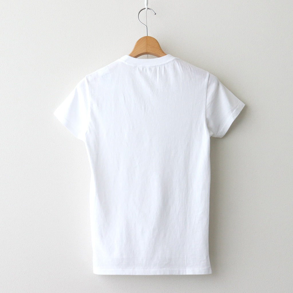 SEAMLESS CREW NECK TEE #WHITE [A00T04ST]