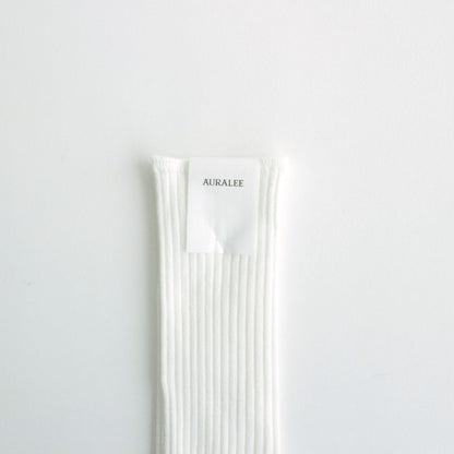 GIZA HIGH GAUGE SOCKS #WHITE [A00S02SX-W]