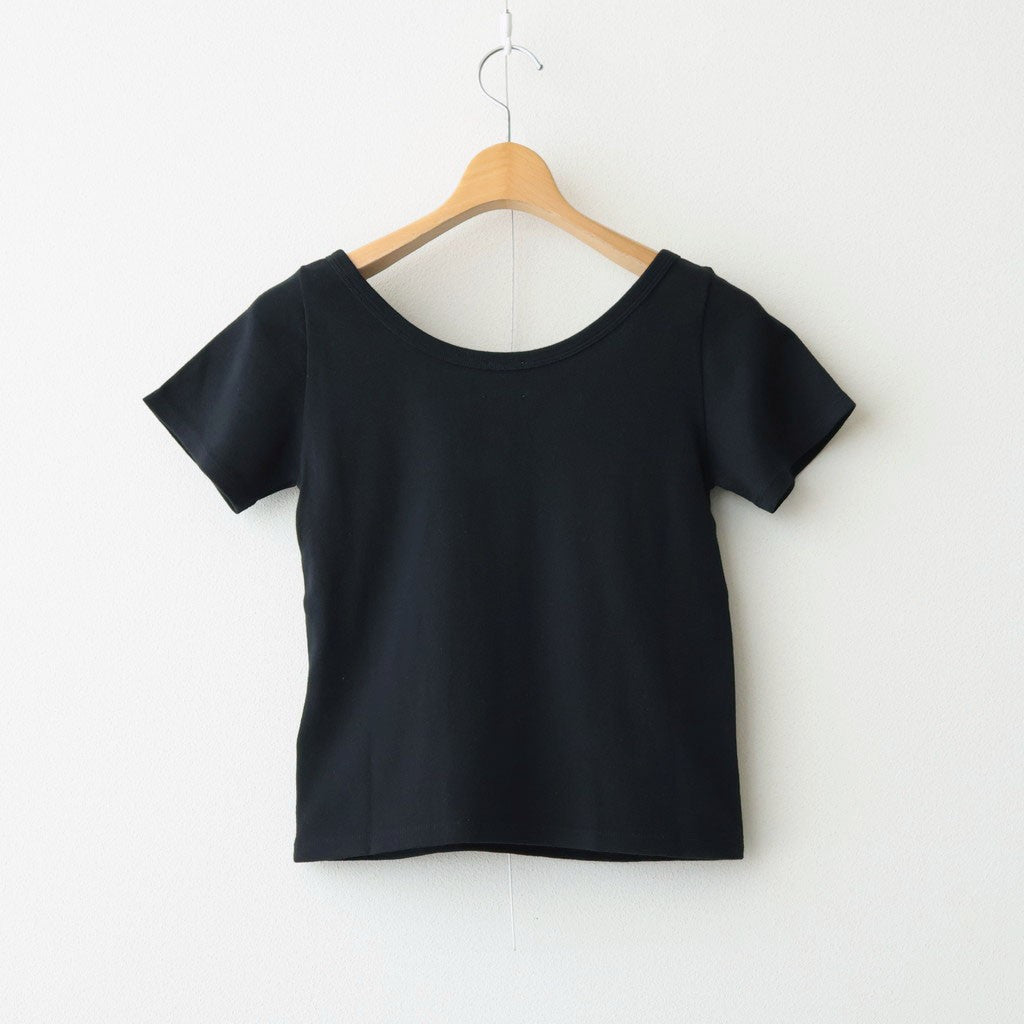 Cotton Henry Neck #BLACK [I26SS-BC11]