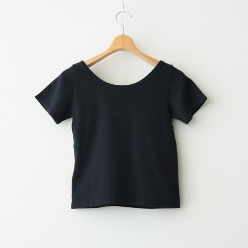 Cotton Henry Neck #BLACK [I26SS-BC11]