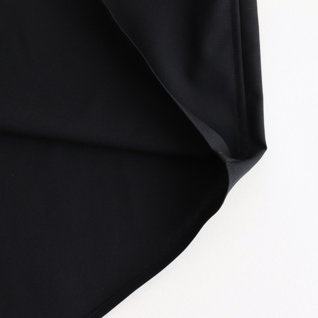 SUPER FINE TROPICAL WOOL SHIRT #TOP DARK NAVY [A25SS01WT]