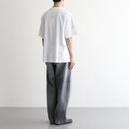 Selvage Denim Two Tuck Pants #BLACK_LIGHT FADE [GU253-40061LB]