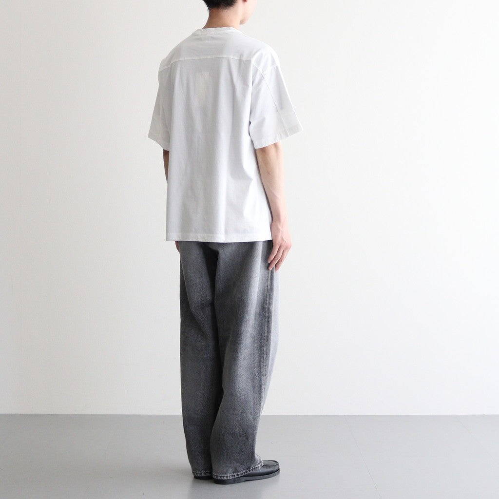 Selvage Denim Two Tuck Pants #BLACK_LIGHT FADE [GU253-40061LB]