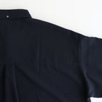 SEERSUCKER B.D SHIRT #NAVY [FSC252-50043]