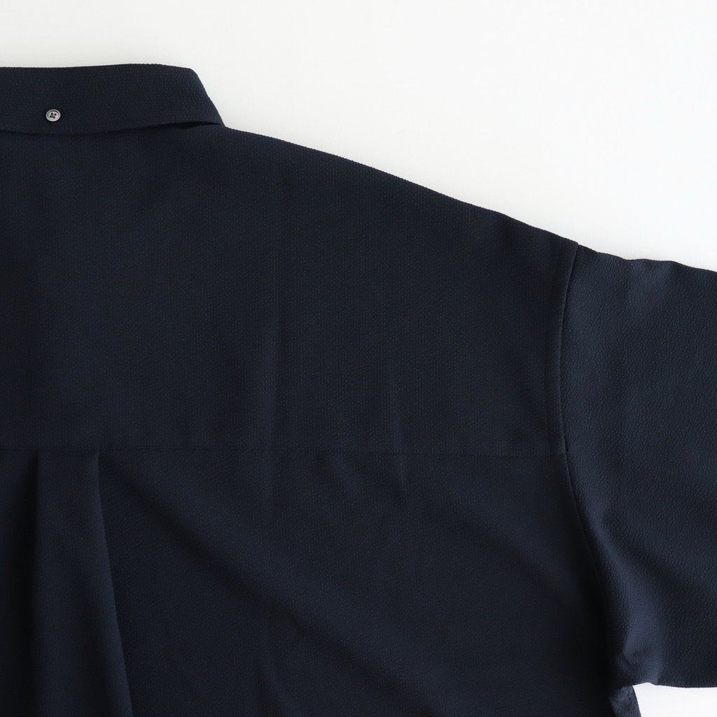 SEERSUCKER B.D SHIRT #NAVY [FSC252-50043]