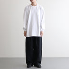 L/S Oversized Tee #WHITE [GU243-70105B]