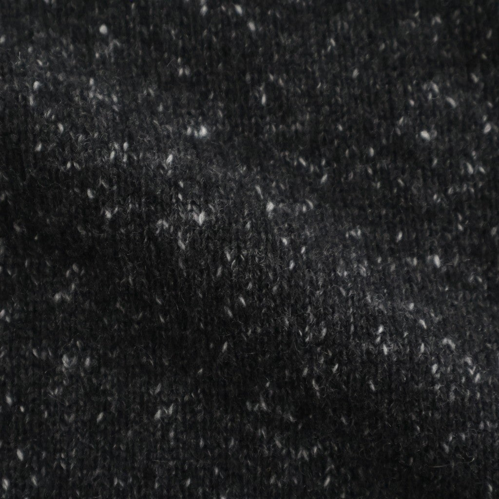 CASHMERE NEP KNIT POLO #MIX BLACK [A26AP02NE]