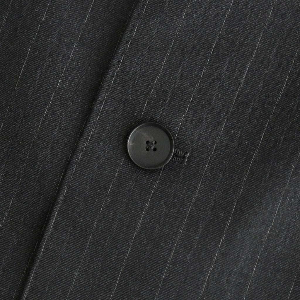 BLUEFACED WOOL JACKET #CHARCOAL NAVY STRIPE [A26AJ03BS]