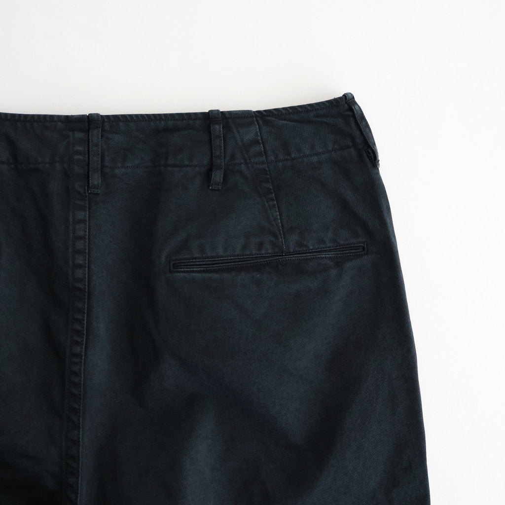 パンツ PRODUCT DYED FINX CHINO NARROW PANTS AURALEE: Product Dyed Finx Chino Narrow Pants (Black) | DSMG E-SHOP