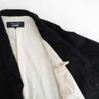 ウールサージ 製品縮絨ジャケット #BLACK [HP-J105-051]