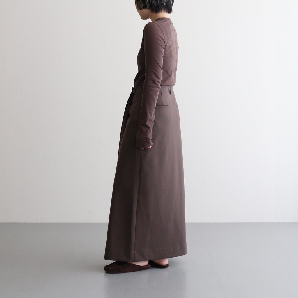 Twill Wrap Skirt #CHO [12520802]