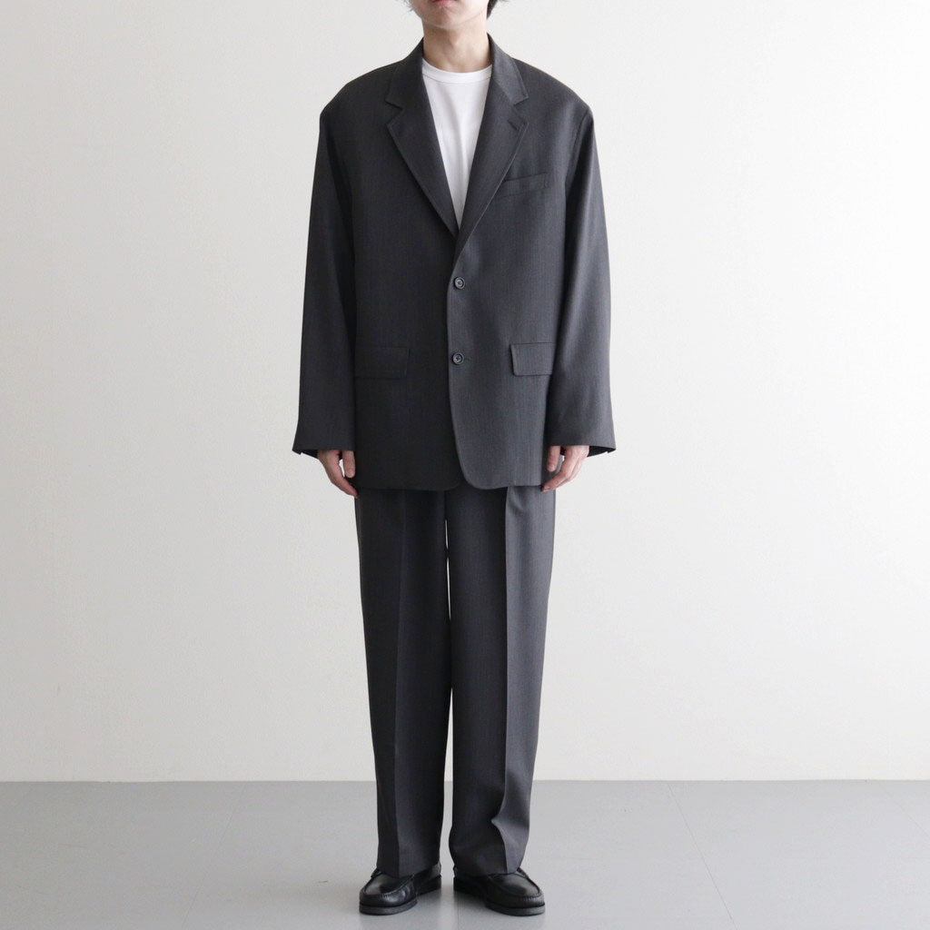 Melange Herringbone Sack Jacket #GRAY [GM261-20331] - ciacura 三重
