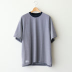 MICRO BORDER S/S TEE #WHITE×NAVY [FSC251-70115]