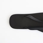 SOFT LEATHER FLIP-FLOPS #BLACK [A26SS05QD]