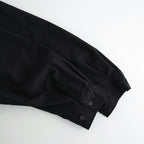 POWDER COTTON SWING TOP BLOUSON #BLACK [FSC254-30061]