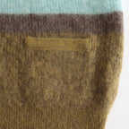 MOHAIR BORDER CARDIGAN #PINK [YK23FW0571S]