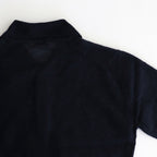 KID MOHAIR SHEER KNIT POLO #NAVY [A25SP05FG]