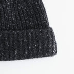 CASHMERE NEP KNIT CAP #MIX BLACK [A26AC08NE]