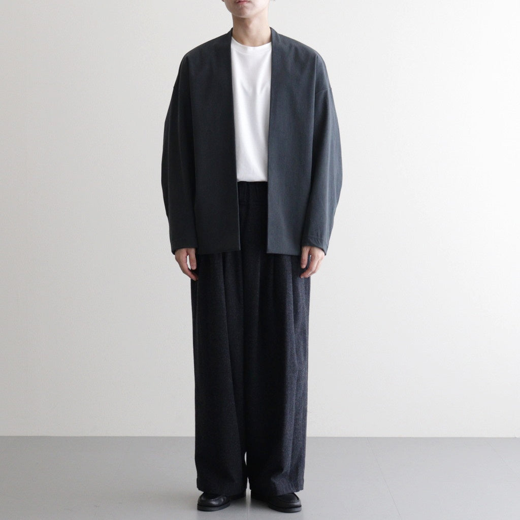 FSNMTD - ポリエステル・経編コーデュロイ カーディガン #90 Grey [SN_FR1501TD]