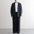 FSNMTD - ポリエステル・経編コーデュロイ カーディガン #90 Grey [SN_FR1501TD]