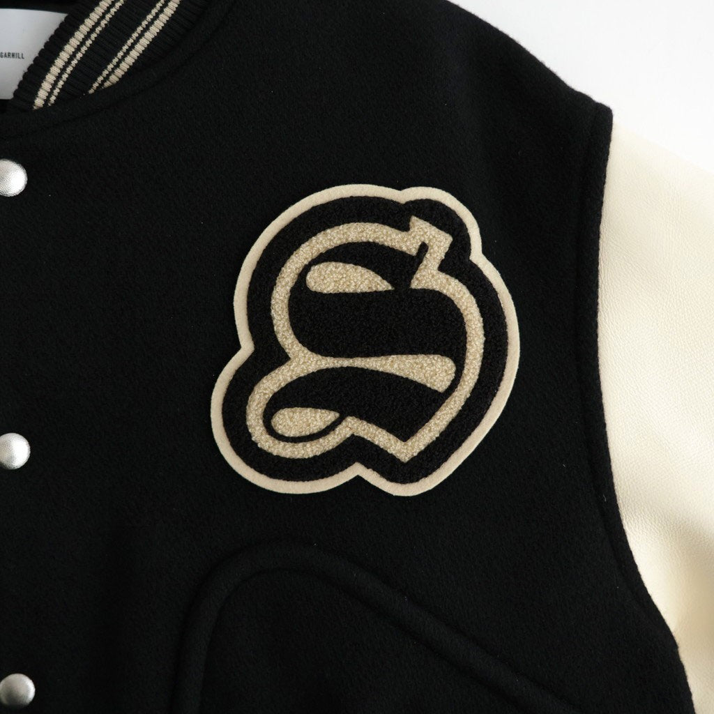 WOOL VARSITY JACKET #BLACK [26330201]