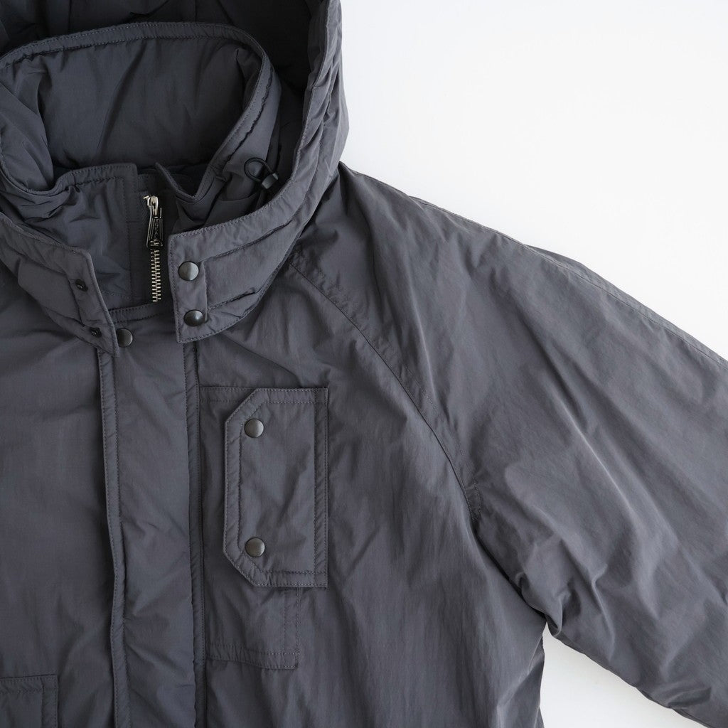 Puffer Military Coat #Charcoal [YK26FW01351C]