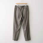 SUPER LIGHT WOOL TWO-TUCK SLACKS #TOP BROWN [A25AP02OS]