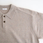 M-G Knit Polo #BEIGE [2503-008]