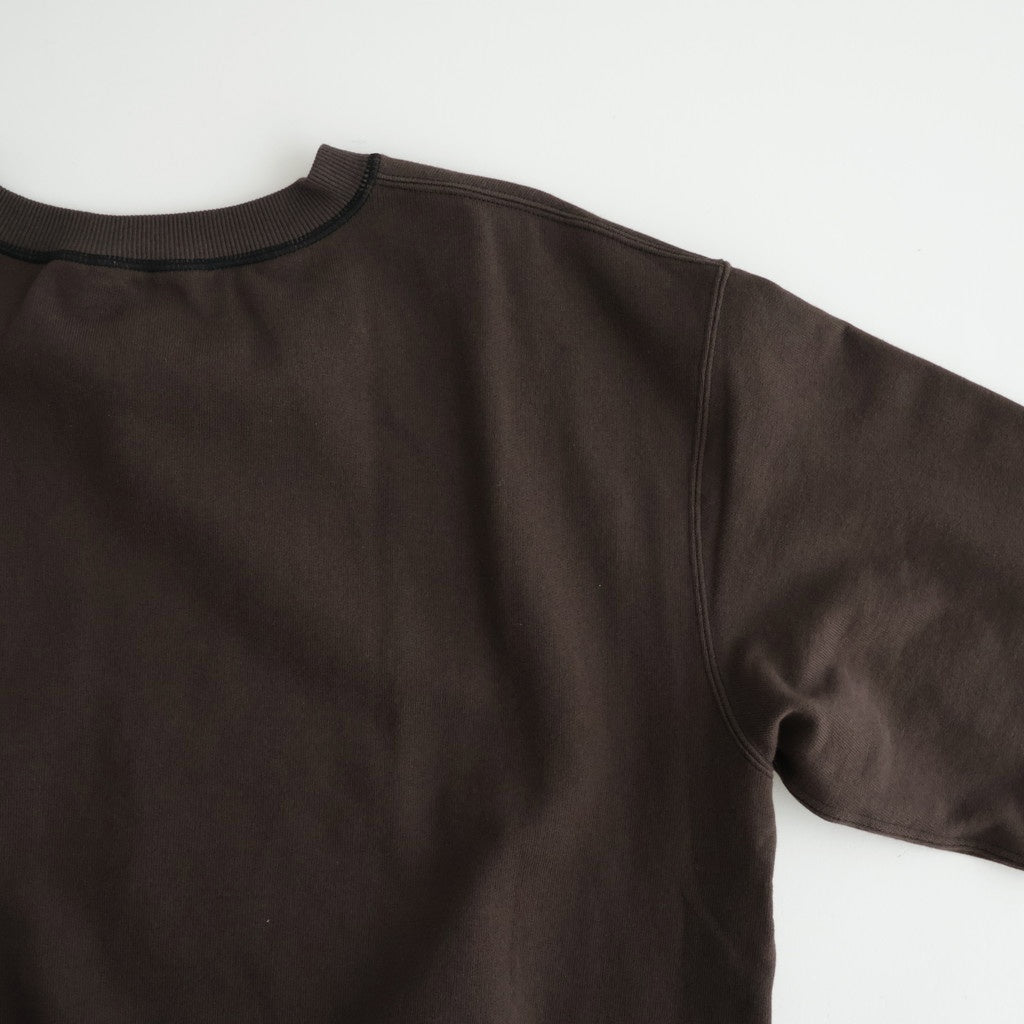 Plain Sweatshirt #Dark Brown [OFH011PO41]