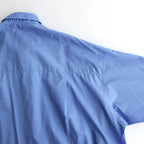 Broad S/S Oversized Regular Collar Shirt #BLUE [GM261-50003B]