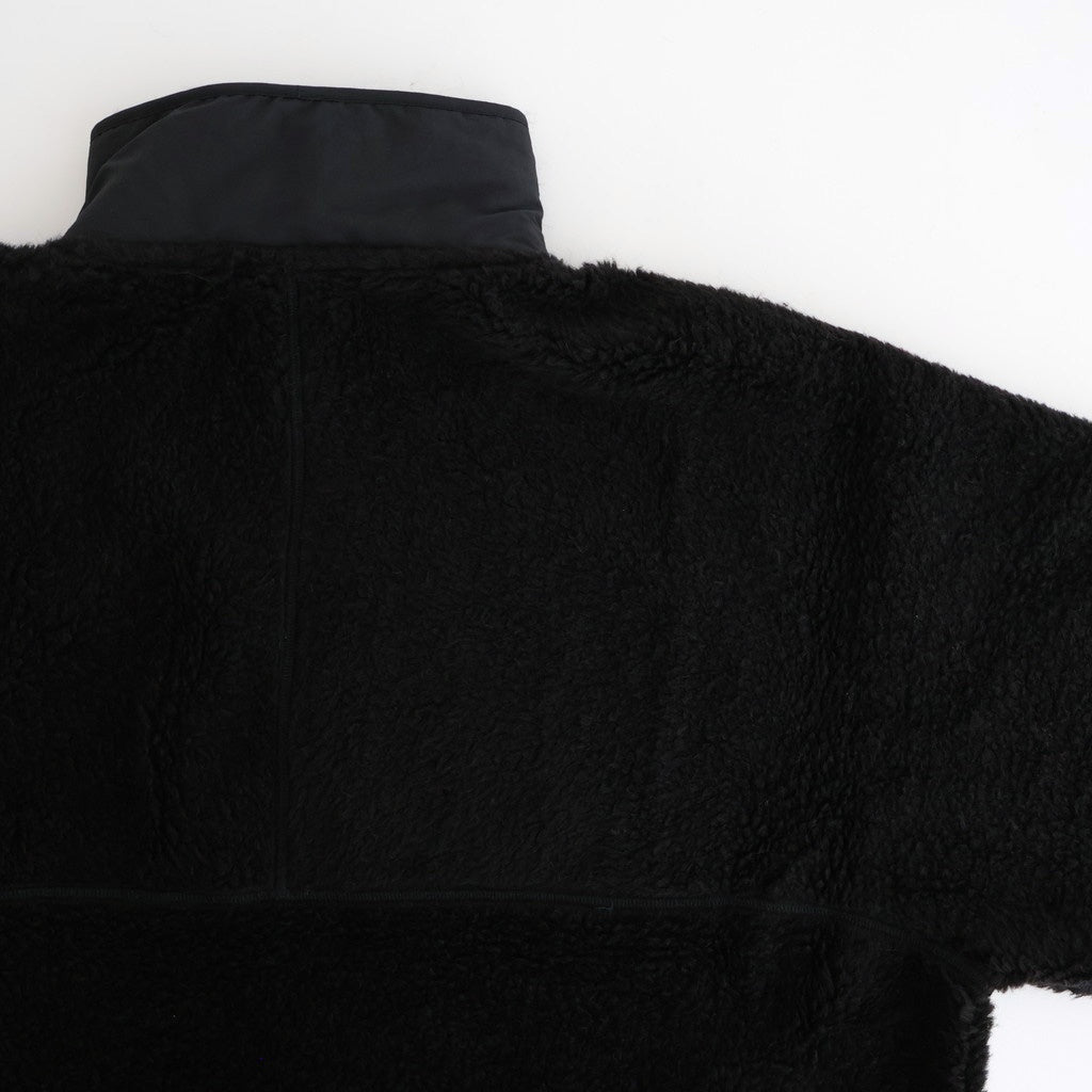 Wool Boa Zip-Up Blouson #BLACK [GU253-30474]