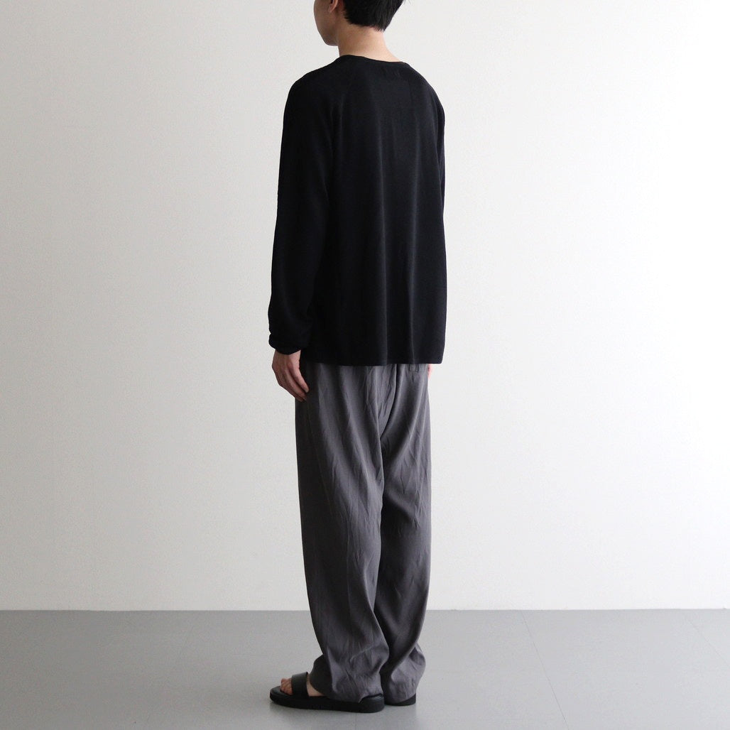 CUPRO EASY PANTS #GRAY [YK25SS0942P]