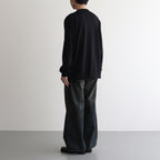 綿天竺 セーター #BLACK [HO-N001-051]