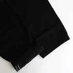 Selvage Denim Belted Pants #BLACK_WASHED [GU261-40064RB]