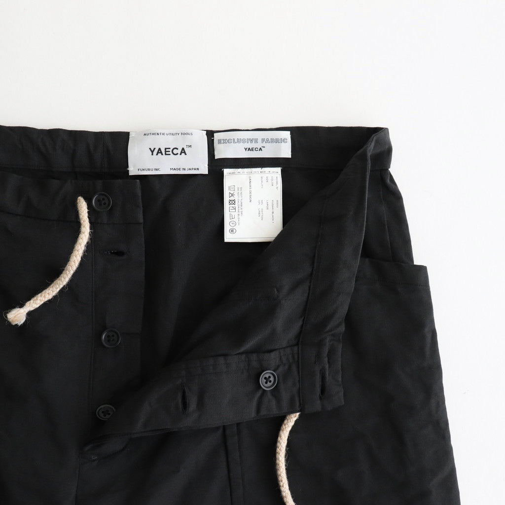 DRAW STRING PANTS #kusaki black 1 [45602]