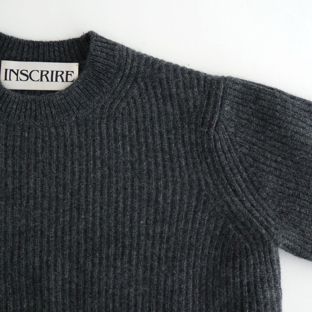 Rib Short Length P/O #CHARCOAL [I25AW-K1]