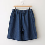 LIGHT DENIM EASY SHORTS #DARK FADE [FSC252-40047]