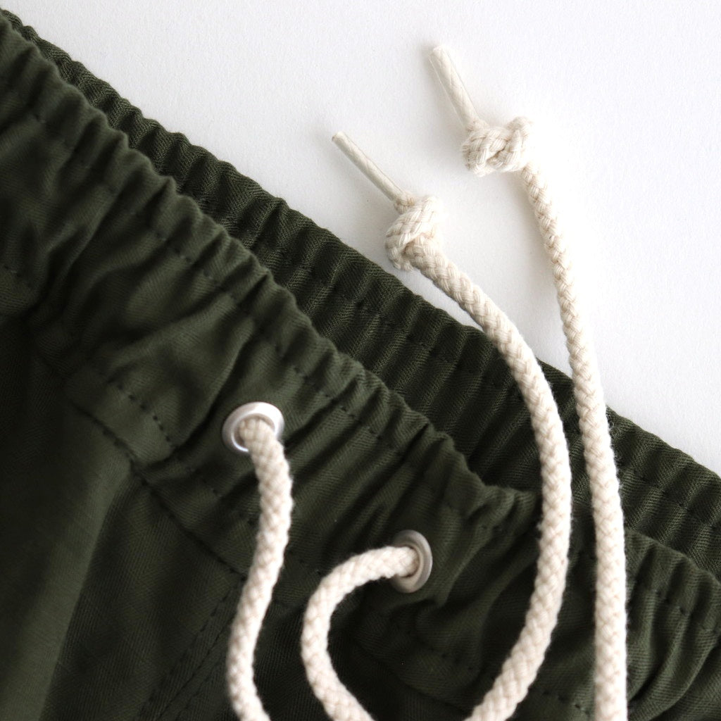 綿麻ヘリンボーン ベイカーパンツ #KHAKI [HO-P019-051]