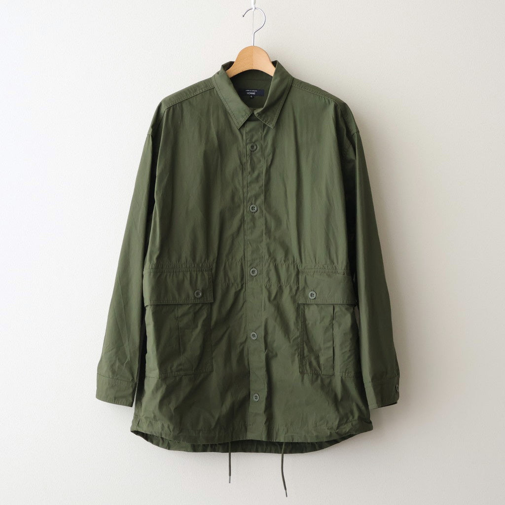 綿ウェザー 製品洗シャツジャケット #KHAKI [HP-B024-051]