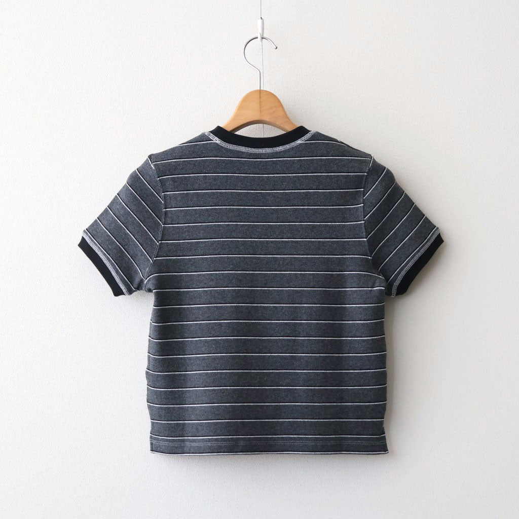 Border Ringer Tee #C/GRY [12610619]
