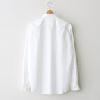 WASHED FINX TWILL SLIM SHIRT #WHITE [A26AS03TN]