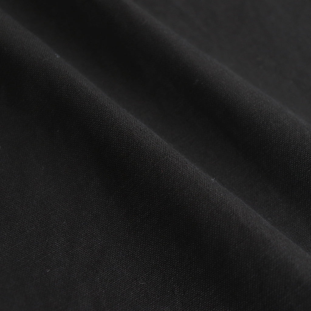 綿オックス 製品染め ベルトパンツ #BLACK [HN-P011-051]