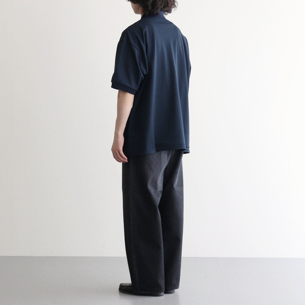 DRY PIQUE JERSEY S/S POLO #NAVY [FSC263-70036]