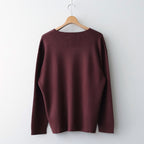 KEY-NECK PULLOVER #BROWN [N0030]