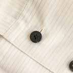 SHEER SKIPPER SHIRT #WHITE STRIPE [2541000508]