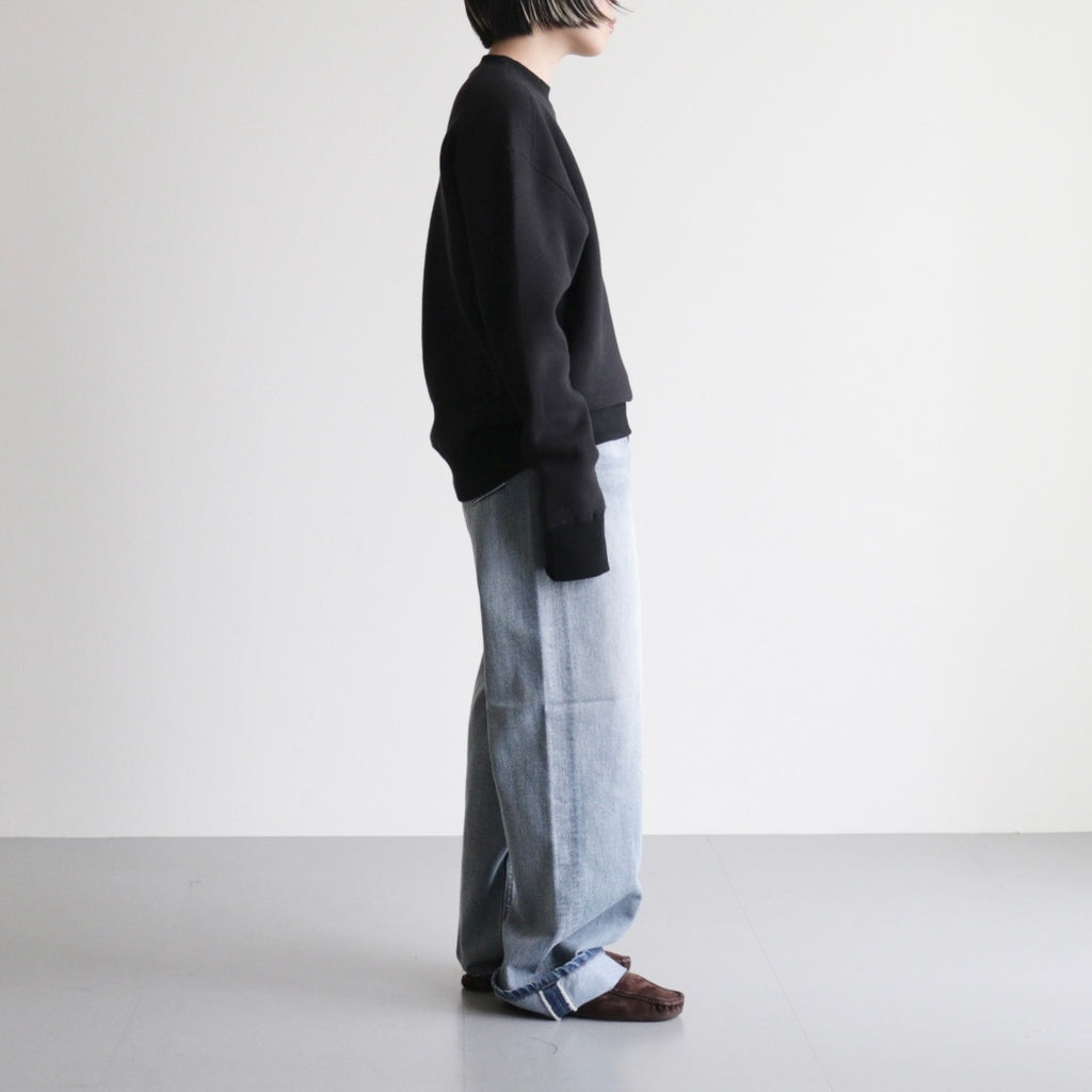 Cotton Brushed Sweat #BLK [12520621]