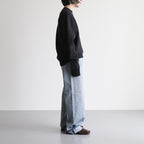 Cotton Brushed Sweat #BLK [12520621]